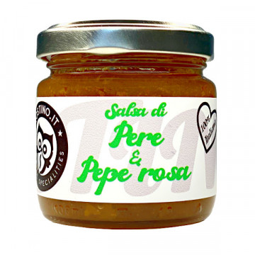 Salsa di Pere e Pepe Rosa